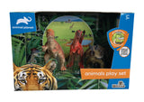 Animal Planet 4 Pcs Dinosaur Open Touch Box