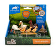 Animal Planet 5 Pcs Chickens And Ducks In Open Touch Box
