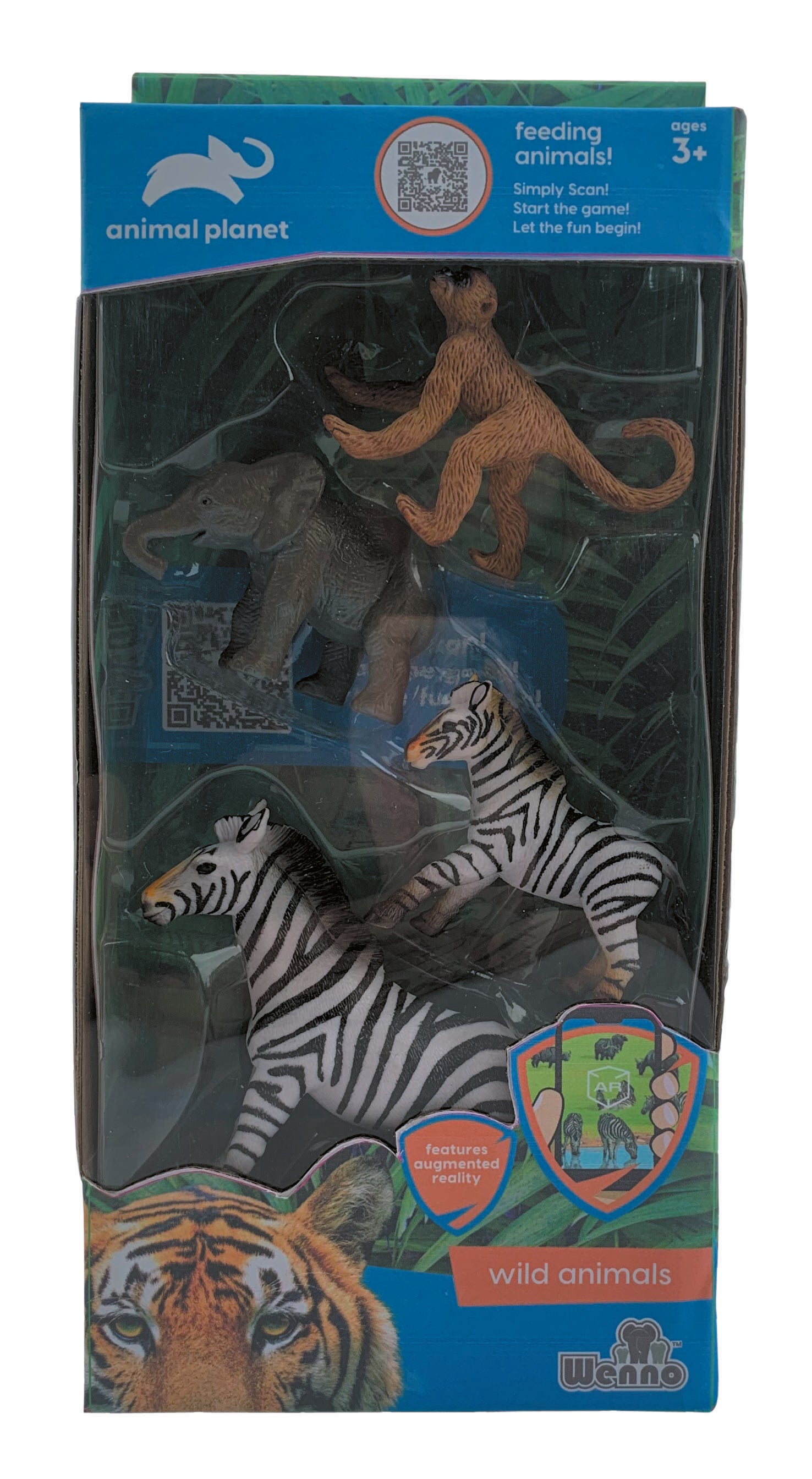 Animal Planet 4 Pcs Wild Animal In Window Box
