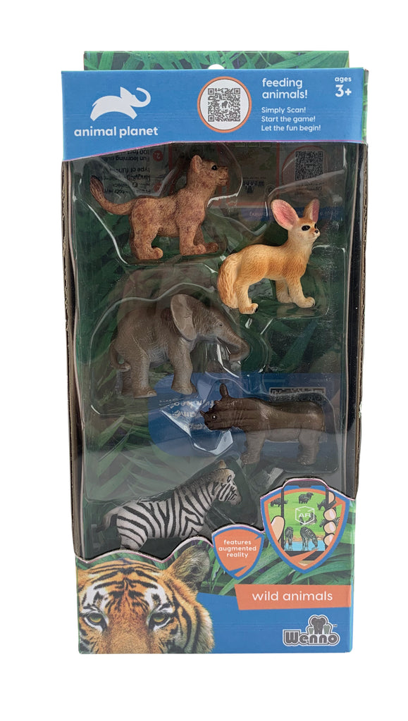 Animal Planet 5 Pcs Wild Animal In Window Box