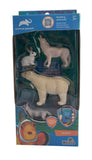 Animal Planet 4 Pcs Polar Animal In Window Box