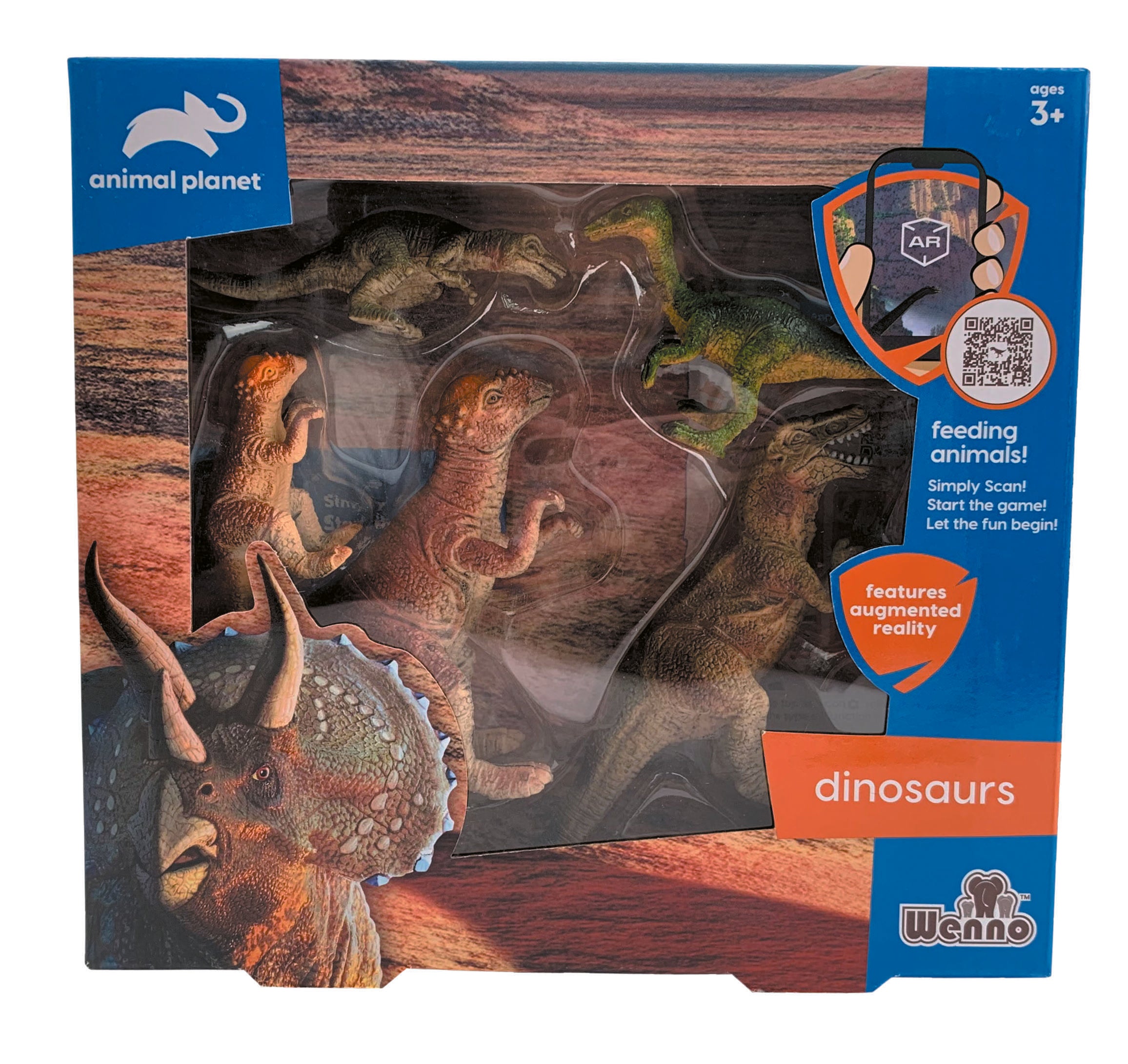 Animal Planet 5 Pcs Dinosaur In Window Box