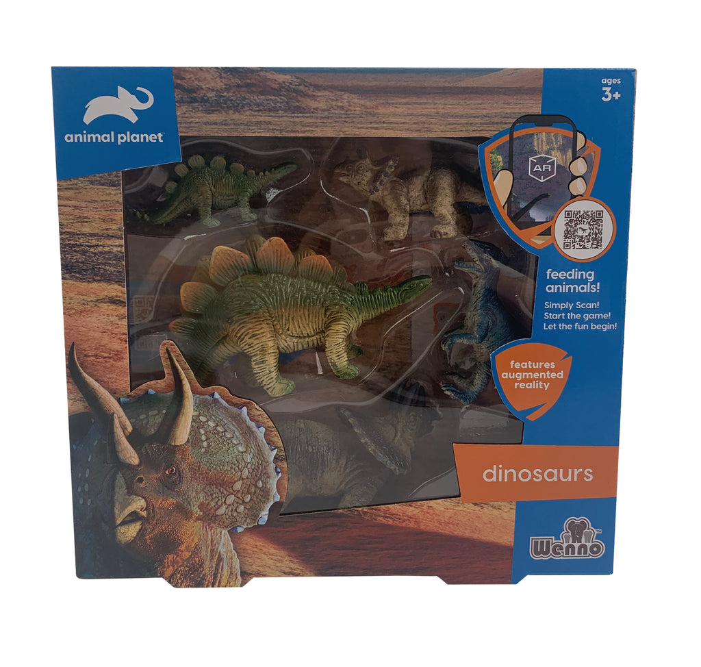 Animal Planet 5 Pcs Dinosaur In Window Box