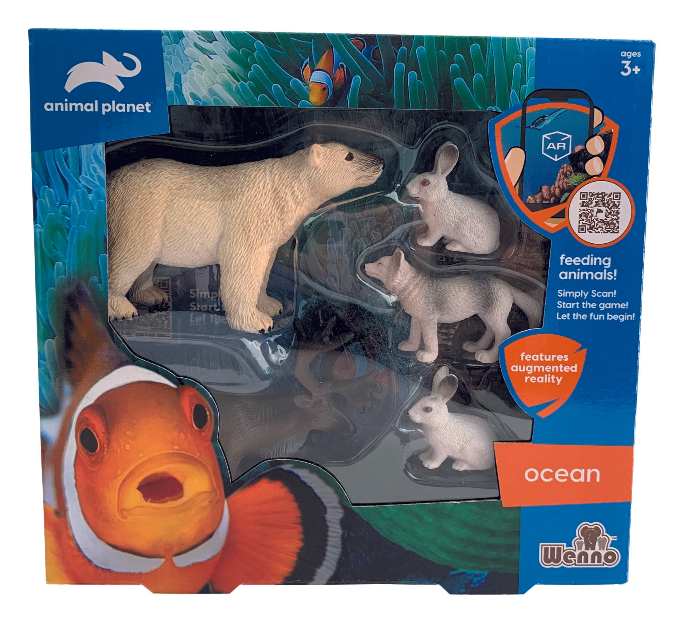 Animal Planet 5 Pcs Polar Animal In Window Box