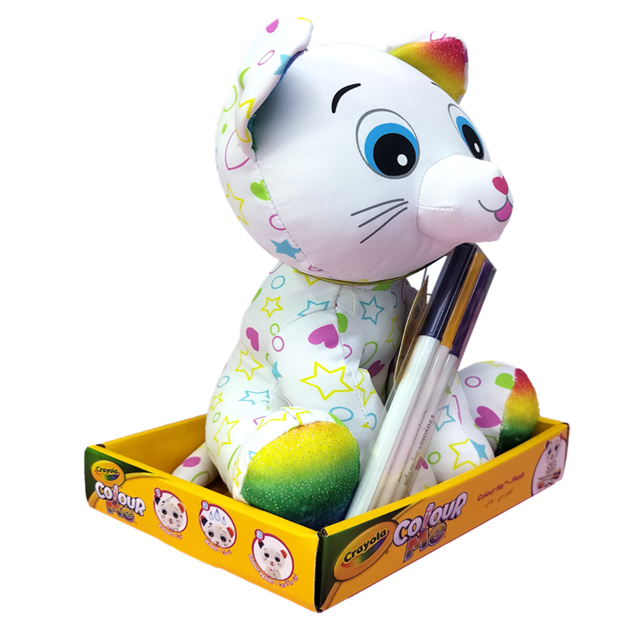 Crayola Colour Me Plush Cat