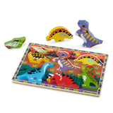 Melissa & Doug - Dinosaurs Chunky Puzzle - 7 Pieces