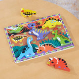 Melissa & Doug - Dinosaurs Chunky Puzzle - 7 Pieces