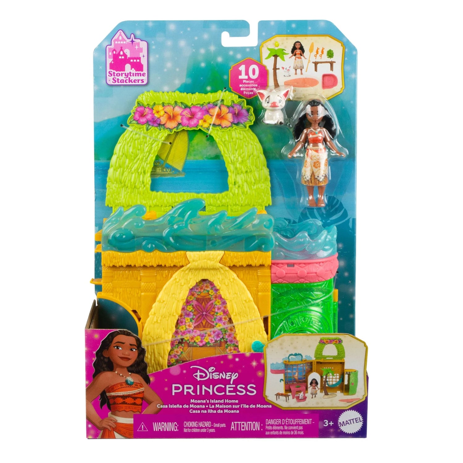 Disney Princess Small Doll Moana Stackers Playset