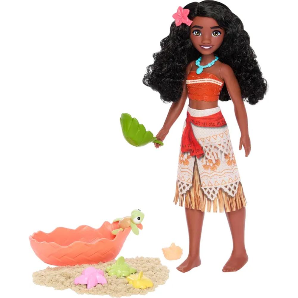 Disney Princess Moana Doll with Baby Turtle Disney Princess Moana Doll with Baby Turtle