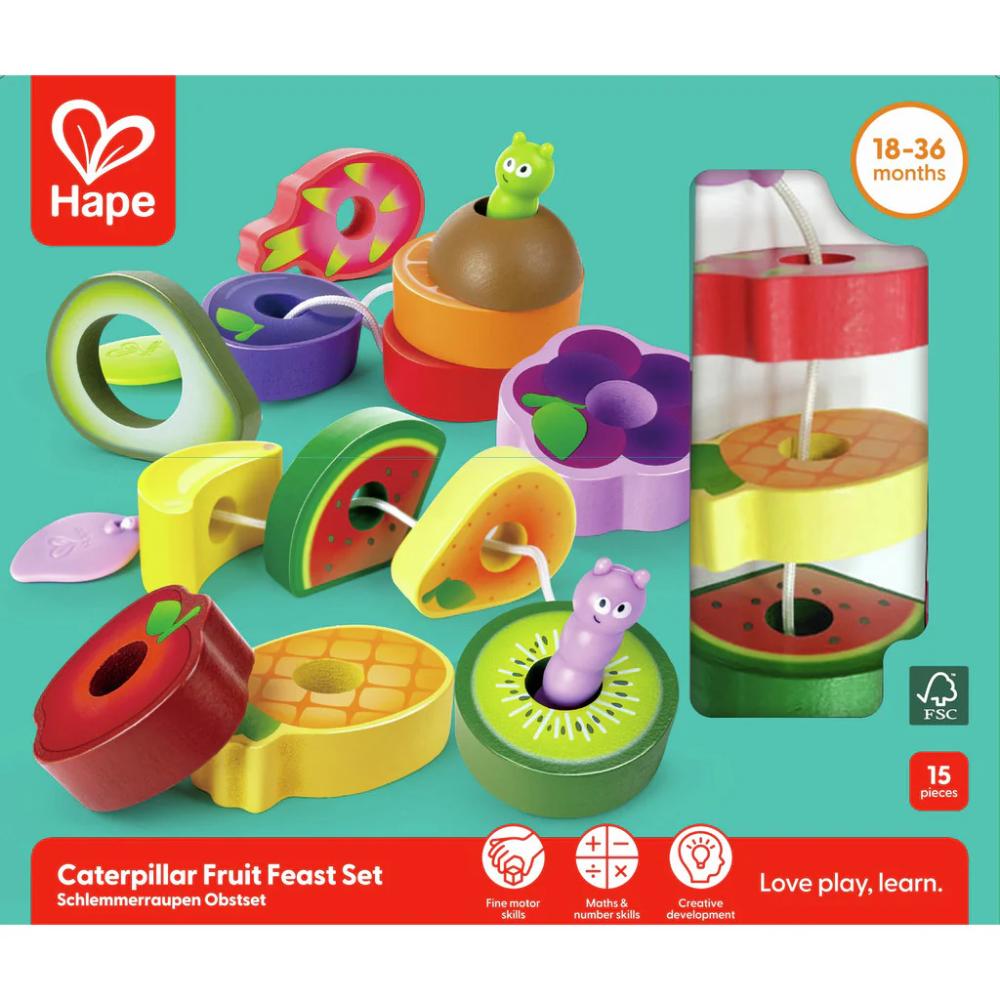 Hape Caterpillar Fruit Feast Set