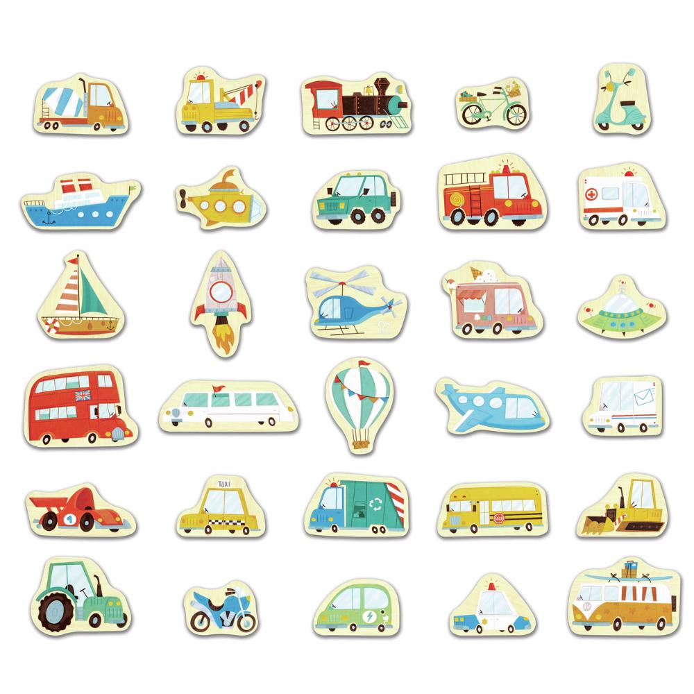 Hape Magnetic Vehicles Set Hape Magnetic Vehicles Set