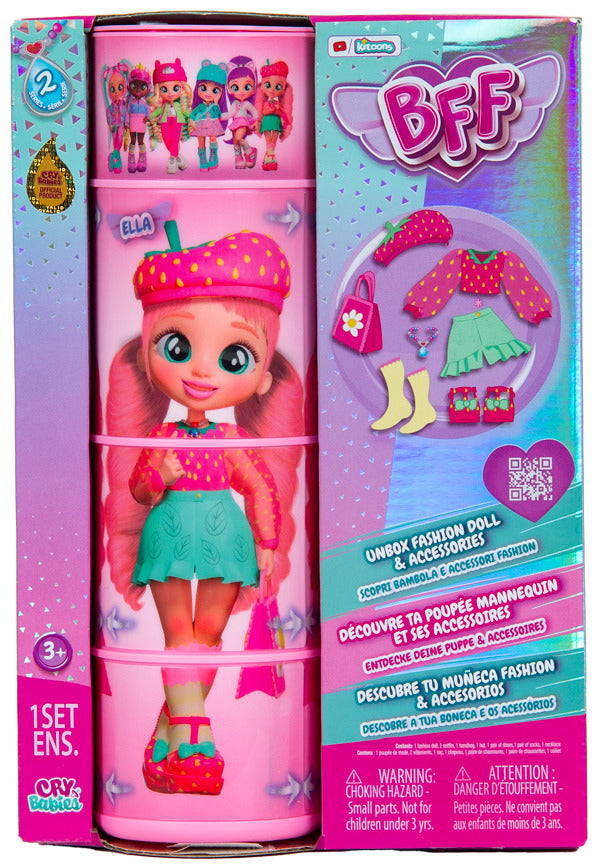 Cry Babies Bff Doll Ella 8"
