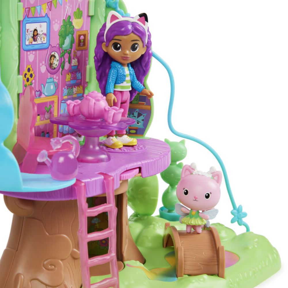 Gabby's Dollhouse Kitty Fairy's Garden Treehouse Playset