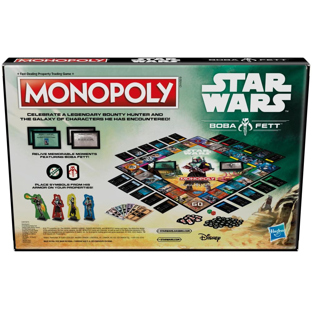 Monopoly Star Wars Boba Fett Edition Monopoly Star Wars Boba Fett Edition