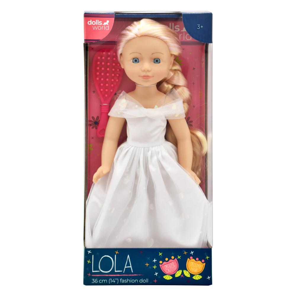 Dolls World Lola White Gown