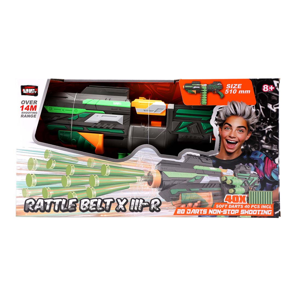 Hip Shot B/O Soft Bullet Gun Set 20 Chambers (w/ 40pcs Bullets)