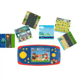LEXIBOOK Paw Patrol Chase Compact Cyber Arcade Portable Console, 150 Gaming, LCD, Battery Operated, Red/Blue, JL2365PA-7