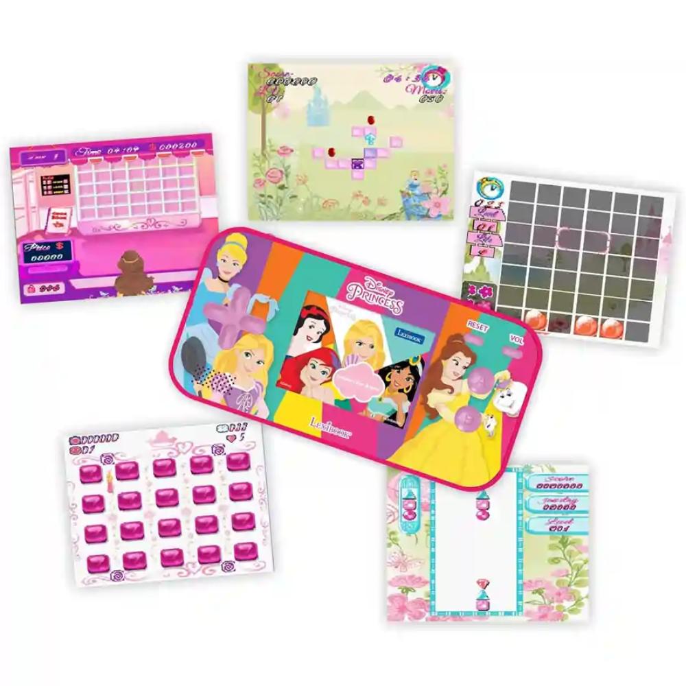 Lexibook - Princess Handheld Console Compact Cyber Arcade 2.5 Inch 150 Games