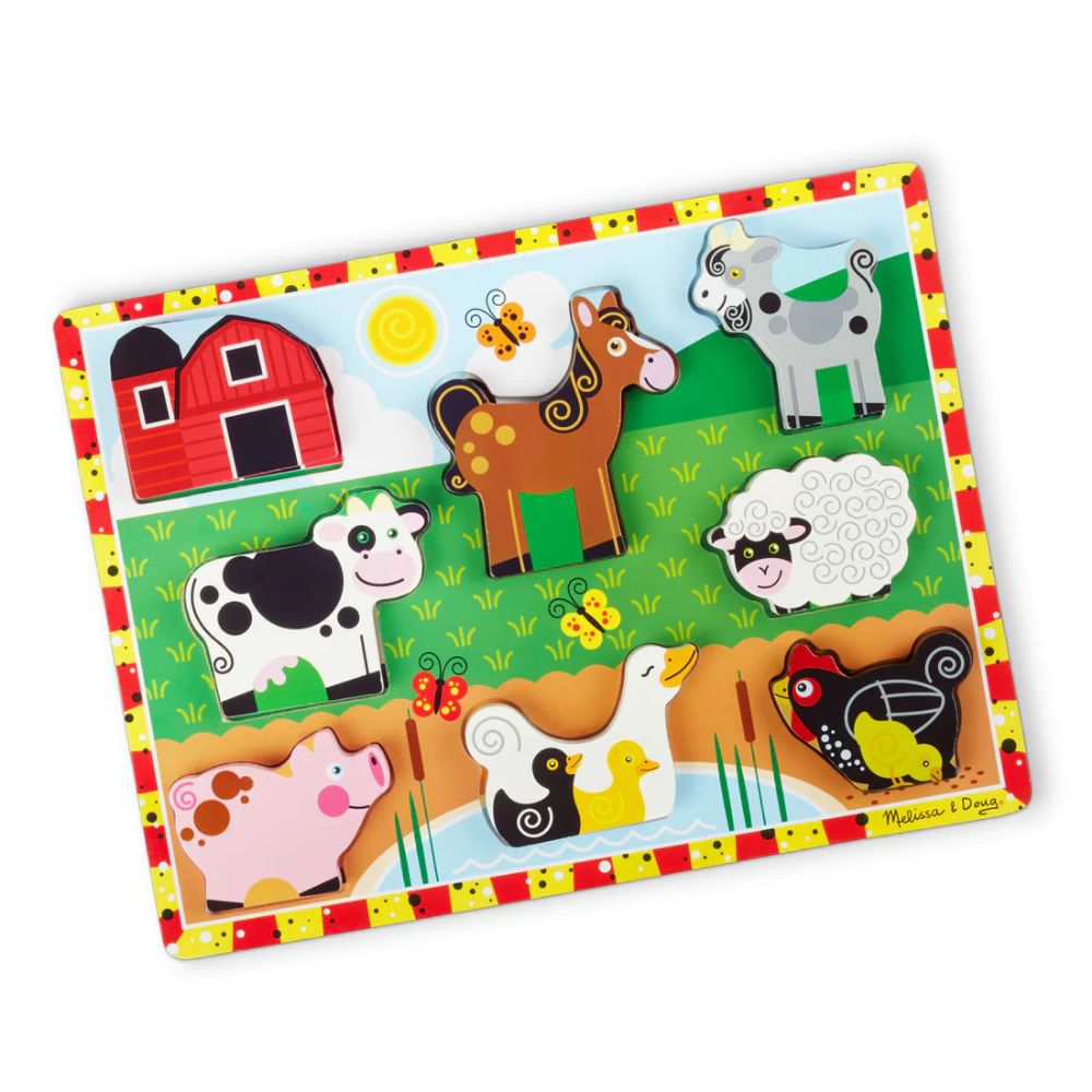 Melissa and doug store farm puzzle