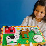 Melissa & Doug - Farm Chunky Puzzle - 8 Pieces
