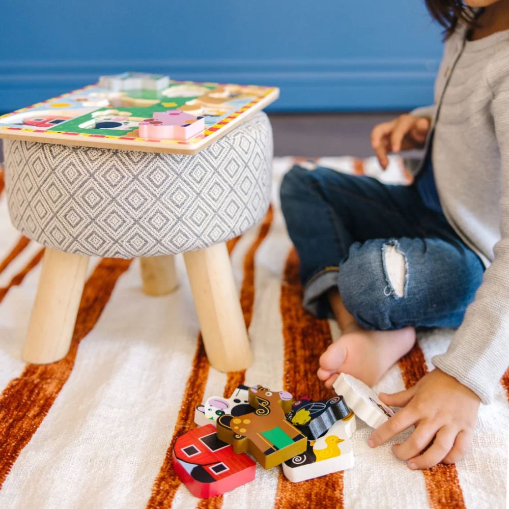 Melissa & Doug - Farm Chunky Puzzle - 8 Pieces
