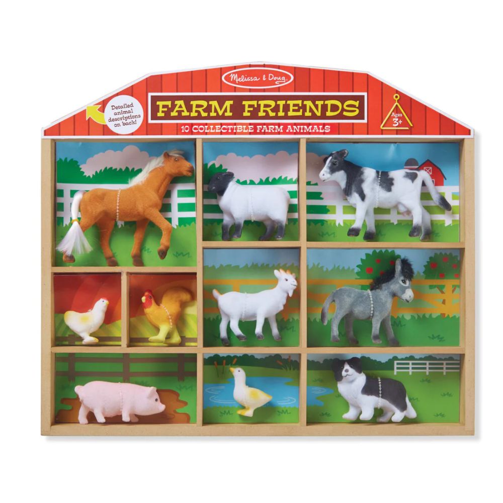 Melissa & Doug - Farm Friends 10 Collectible Farm Animals