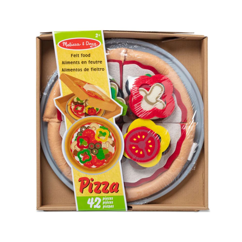 Melissa & Doug - Felt Play Food - Pizza Set