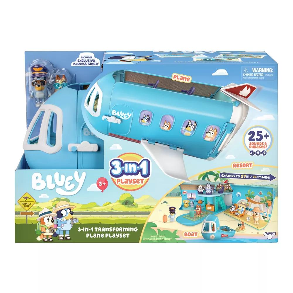 Bluey S11 Bluey 3-in-1 Airplane Playset