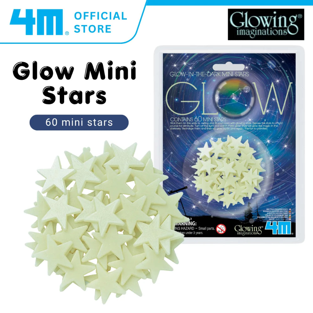 4M Glow In The Dark Mini Stars