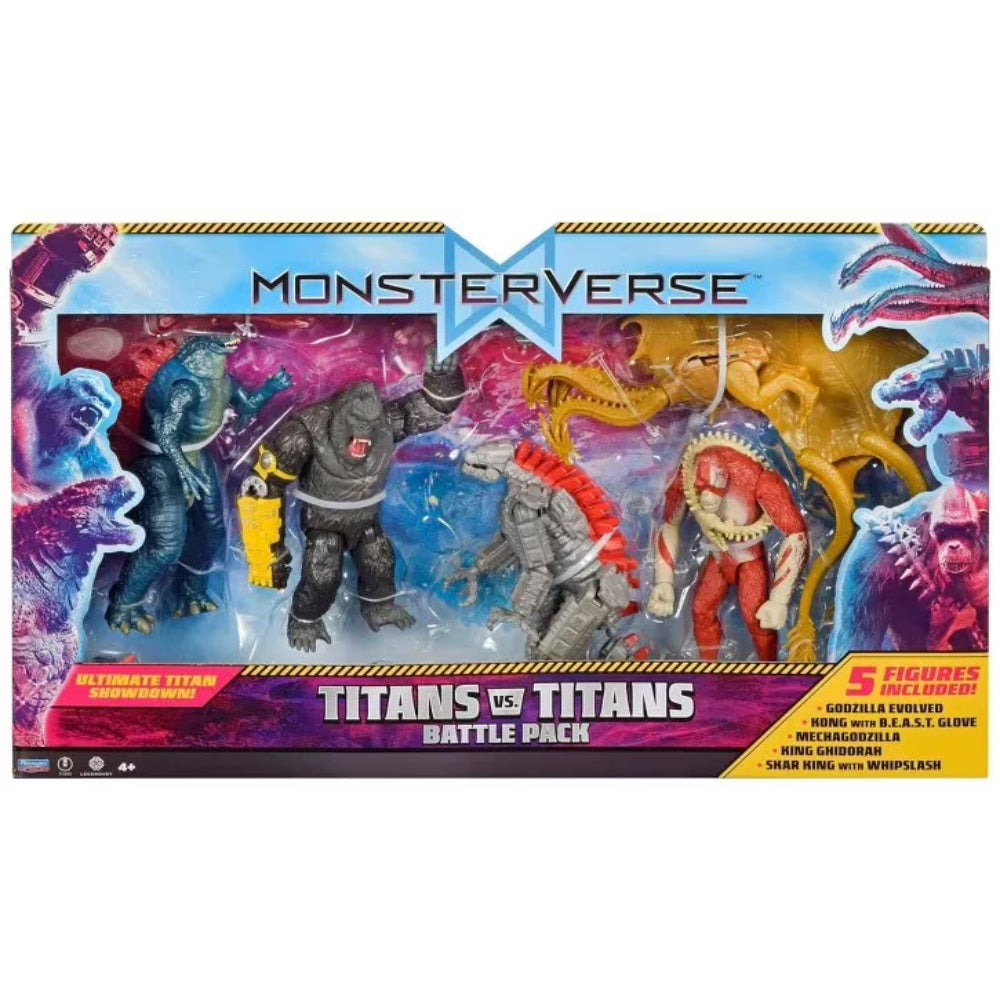 MonsterVerse Titans vs Titans 5 Pk Battle Set