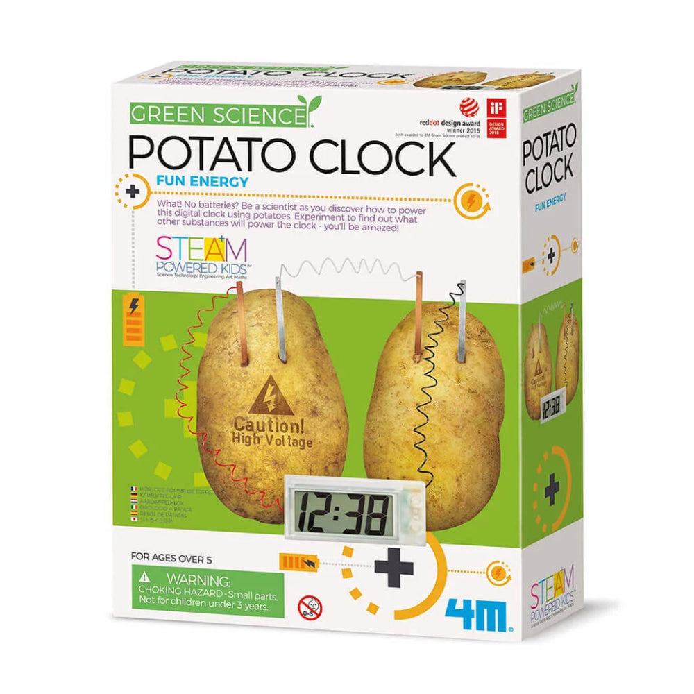 4M Green Science Potato Clock