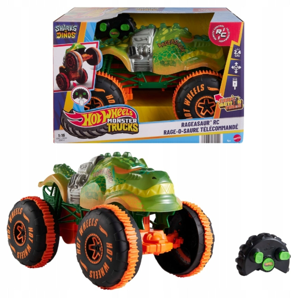 Hot Wheels RC MT Sharks vs Dinos
