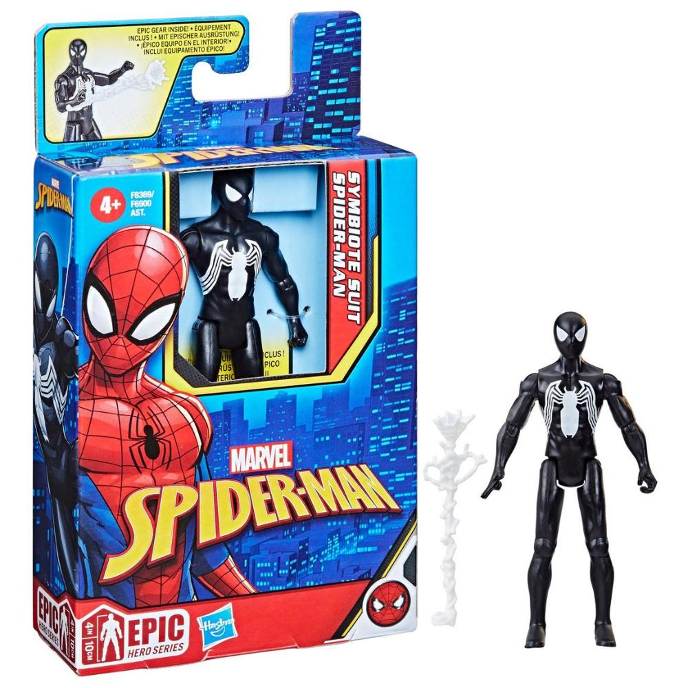 Marvel Spider-Man Symbiote Suite 4-in Action Figure