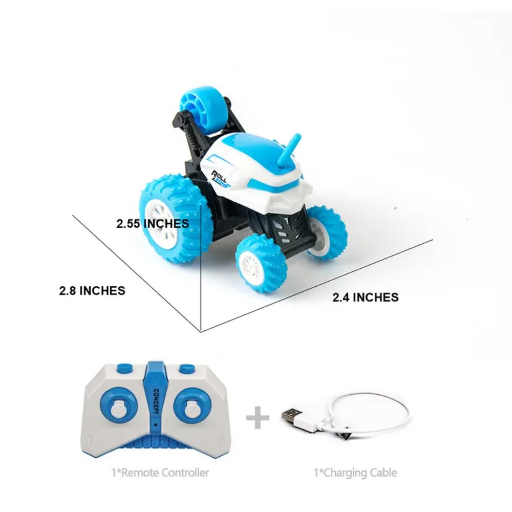 Mini RC Cool Virtuosity 360Â° Stunt 2.4GHz Car â€“ Roll Zone Assorted