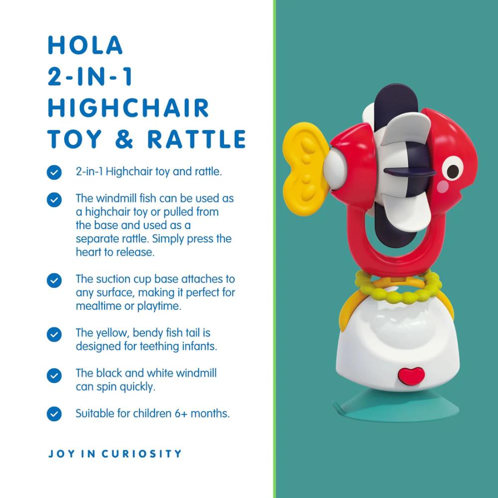 Hola 2-in-1 Toy Windmill Fish