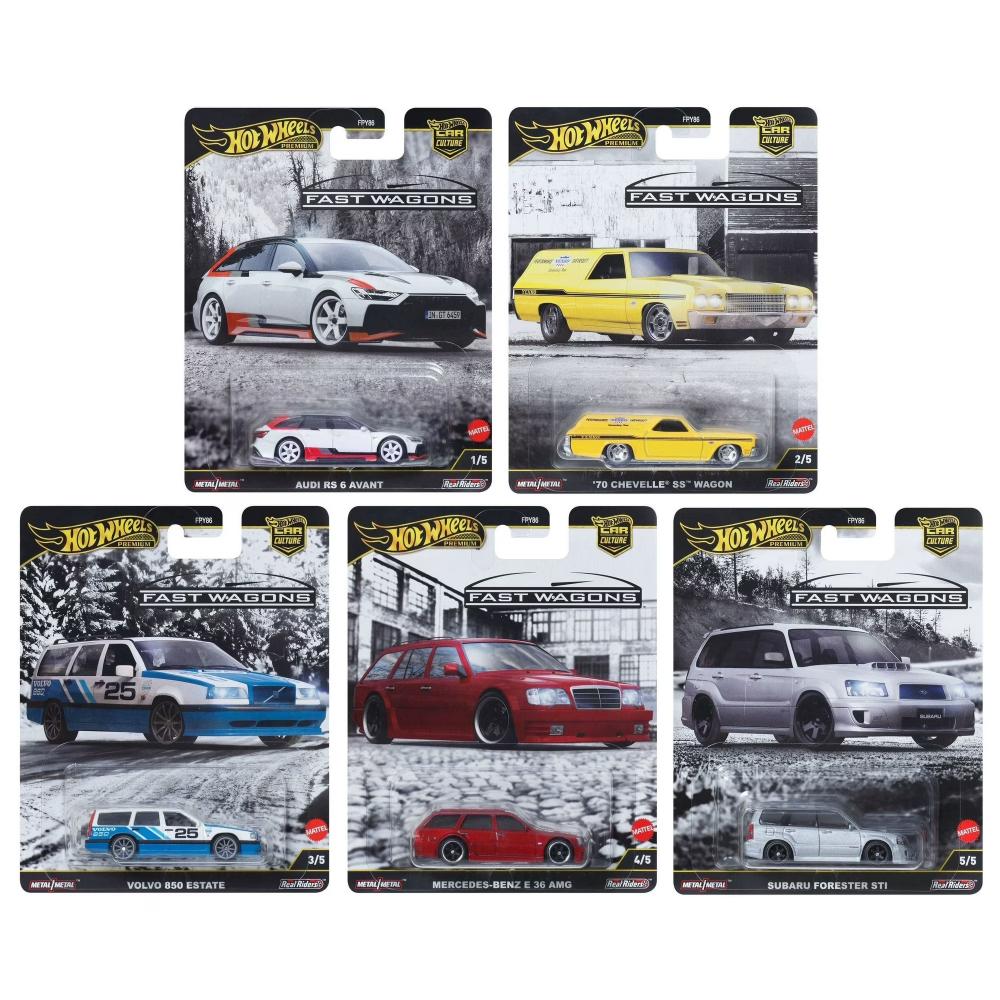 Hot Wheels Premium Car Culture 2025 Fast Wagons Assorted Hot Wheels Premium Car Culture 2025 Fast Wagons Assorted