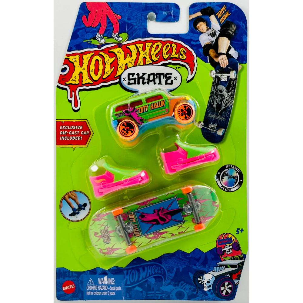 Hot Wheels® Collector Series Skate Fingerboard with Shoes and Car, Assorted Styles