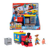 Toy Story Imaginext Woody's Round Up Train Toy Vehicle With Lights & Sounds