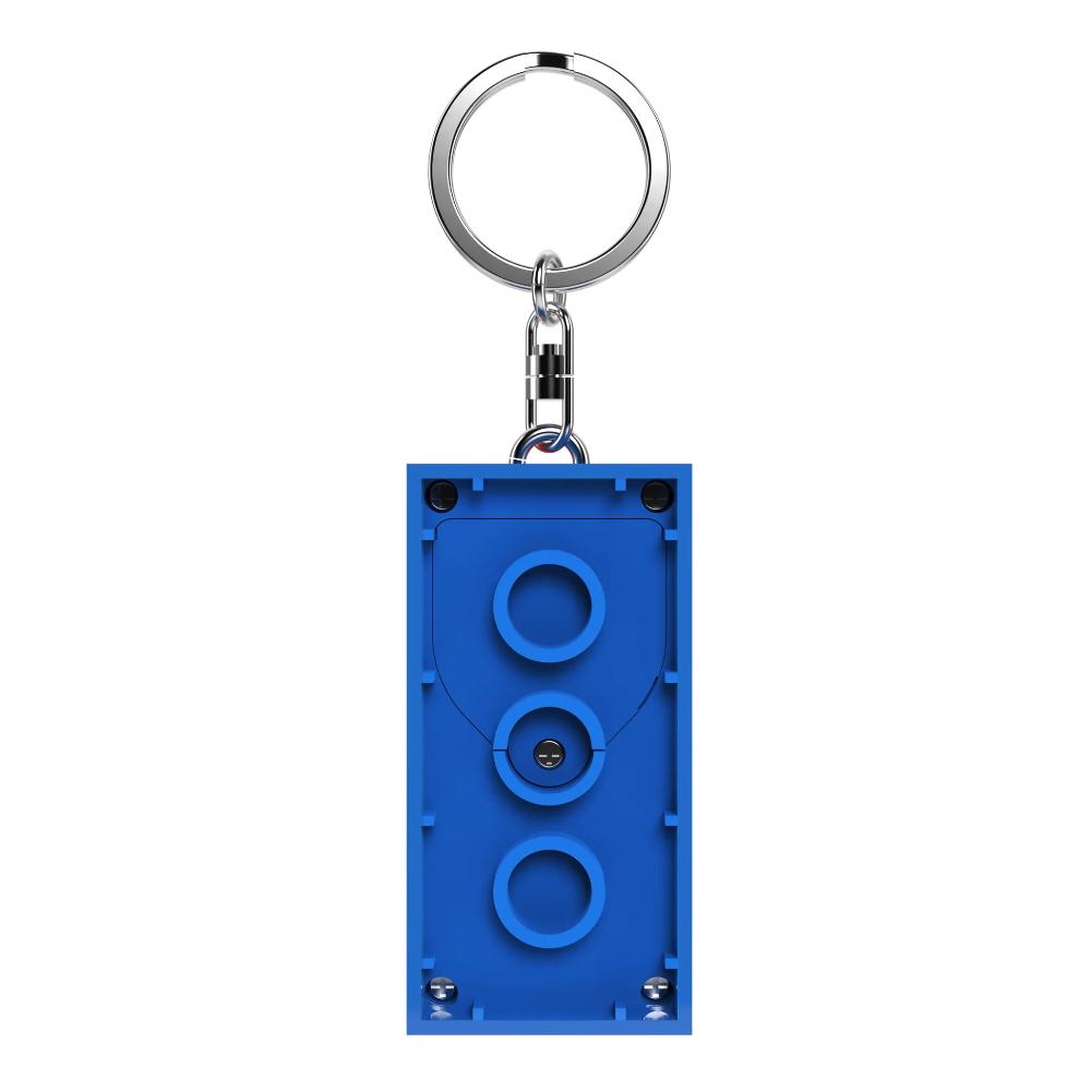 Lego IQ LED Keychain Light Brick Blue Lego IQ LED Keychain Light Brick Blue