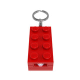 Lego IQ LED Keychain Light Brick Red