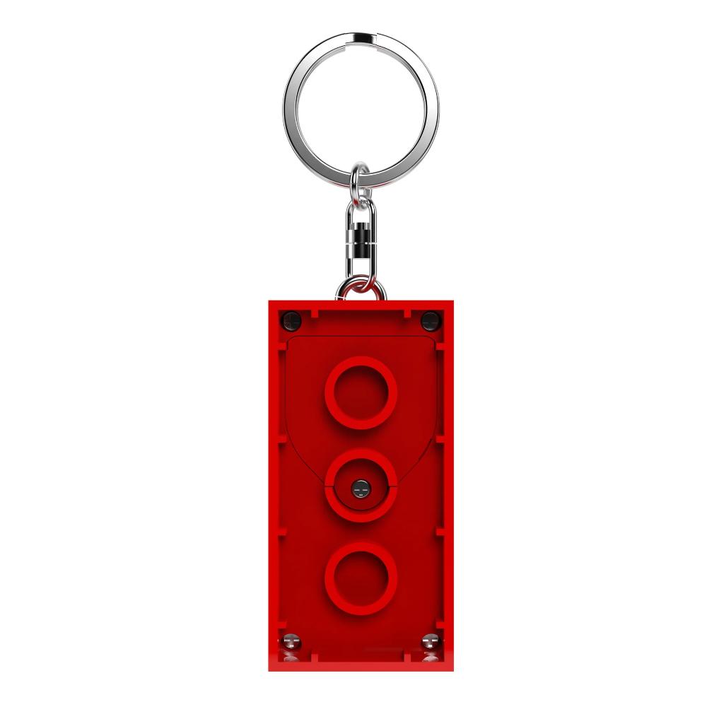 Lego IQ LED Keychain Light Brick Red Lego IQ LED Keychain Light Brick Red