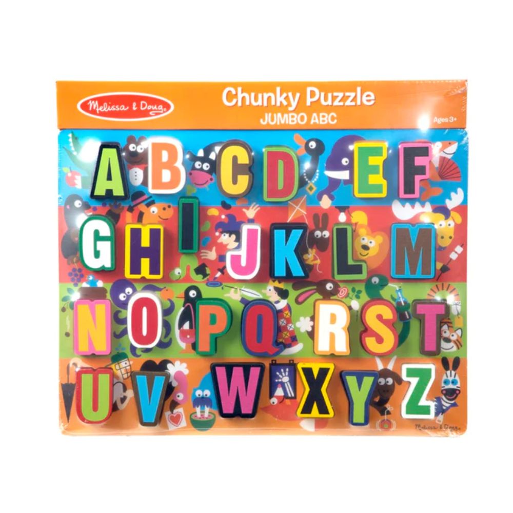 Melissa and doug hot sale chunky alphabet puzzle