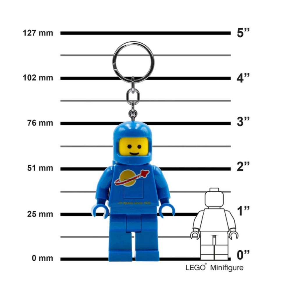 Lego IQ LED Keychain Light Spaceman Blue Lego IQ LED Keychain Light Spaceman Blue
