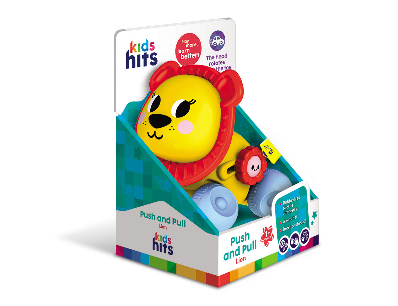 Kids Hits Push N Roll Lion