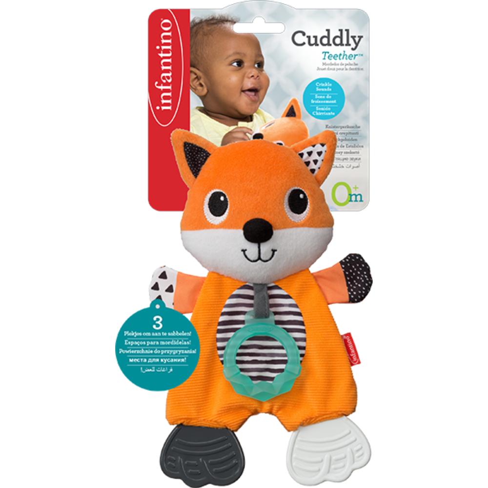 Infantino Cuddly Teether Fox