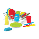 Melissa & Doug Let s Play House Wash Dry Dish Set