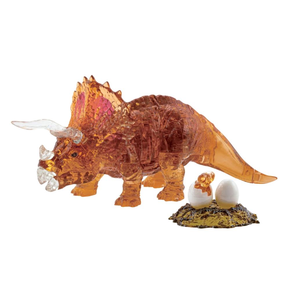 Crystal Puzzle Triceratops Brown
