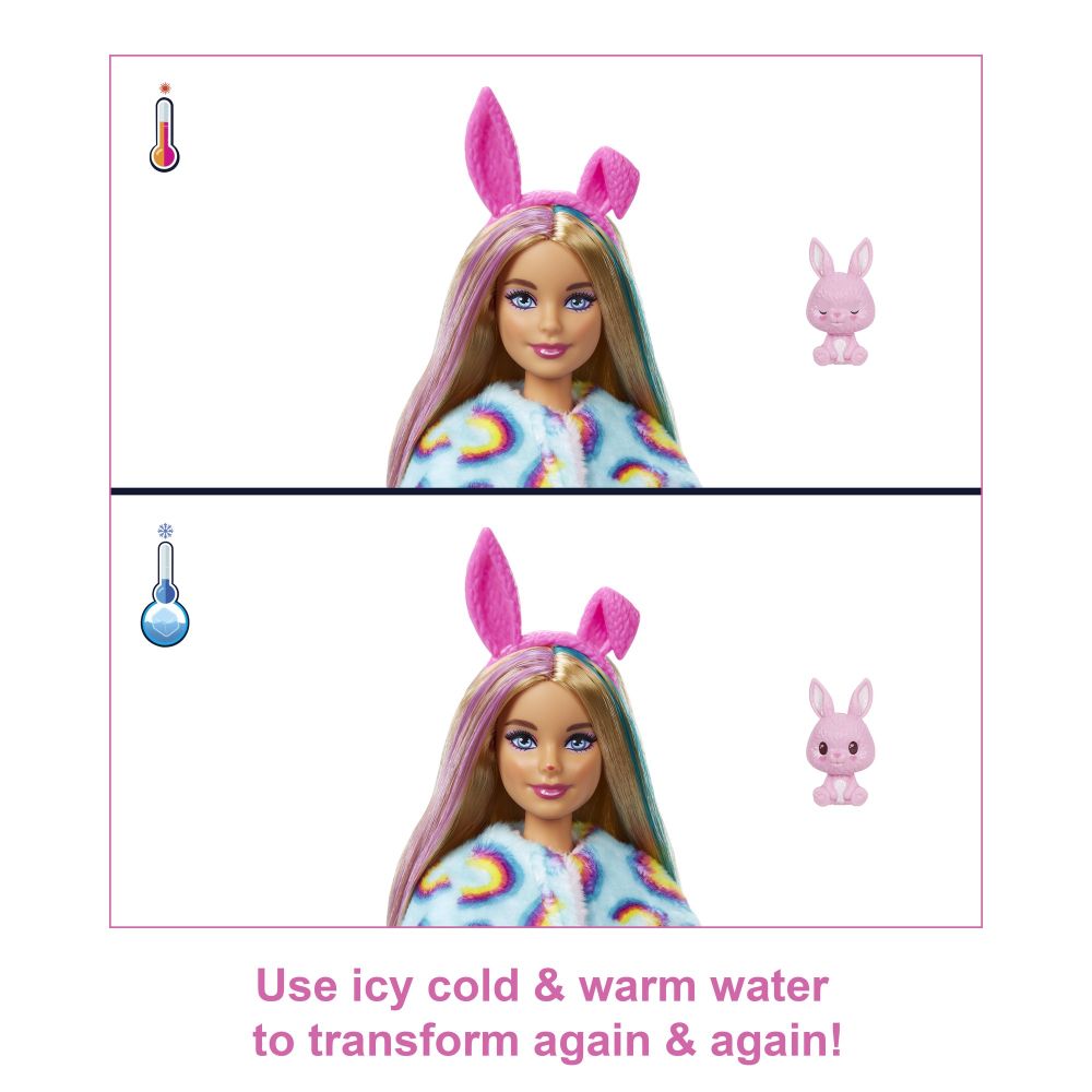 Barbie Cutie Reveal Doll Bunny Plush Costume