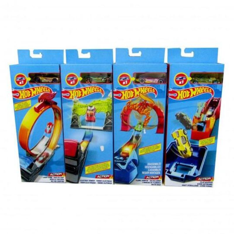 Hot Wheels Stunt Trackset Asst