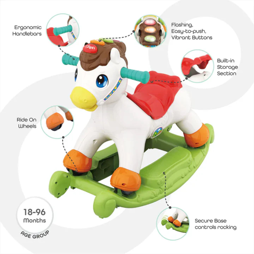 Hola 2 in 1 Rocking Riding Pony